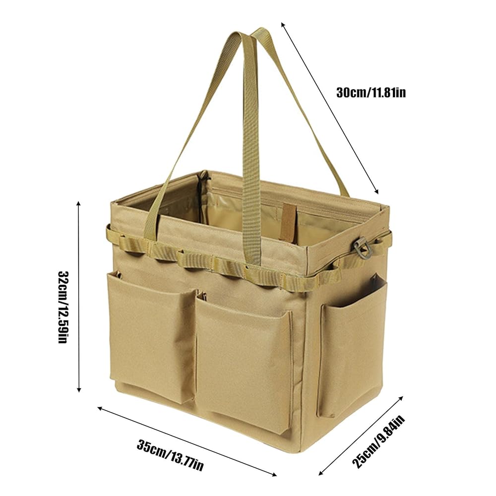 Amazon.co.jp: CosHall キャンプバッグ トートバッグ 帆布製